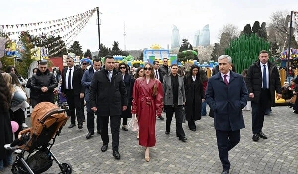 Alyona Əliyeva Novruz yarmarkasını ziyarət etdi