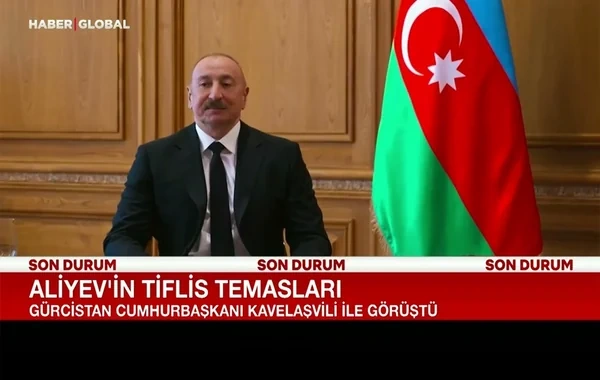 "Haber Global": İlham Əliyev Tbilisidə vacib mesajlar verdi - Cənubi Qafqaz sülh və əməkdaşlıq mərkəzinə çevrilir - VİDEO