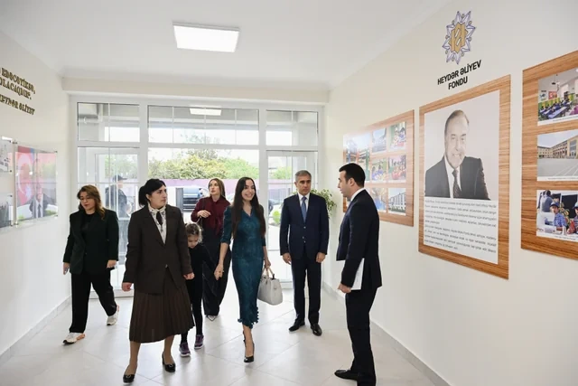 Şamaxının Göylər kəndində körpələr evi-uşaq bağçası istifadəyə verilib - Foto