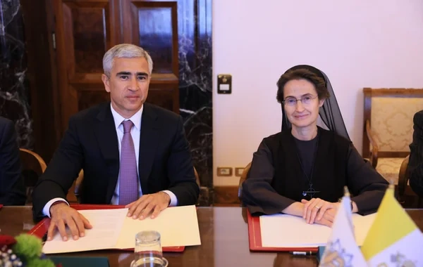Vatikanda Heydər Əliyev Fondunun dəstəyi ilə tarixi heykəllər restavrasiya olunacaq - FOTO