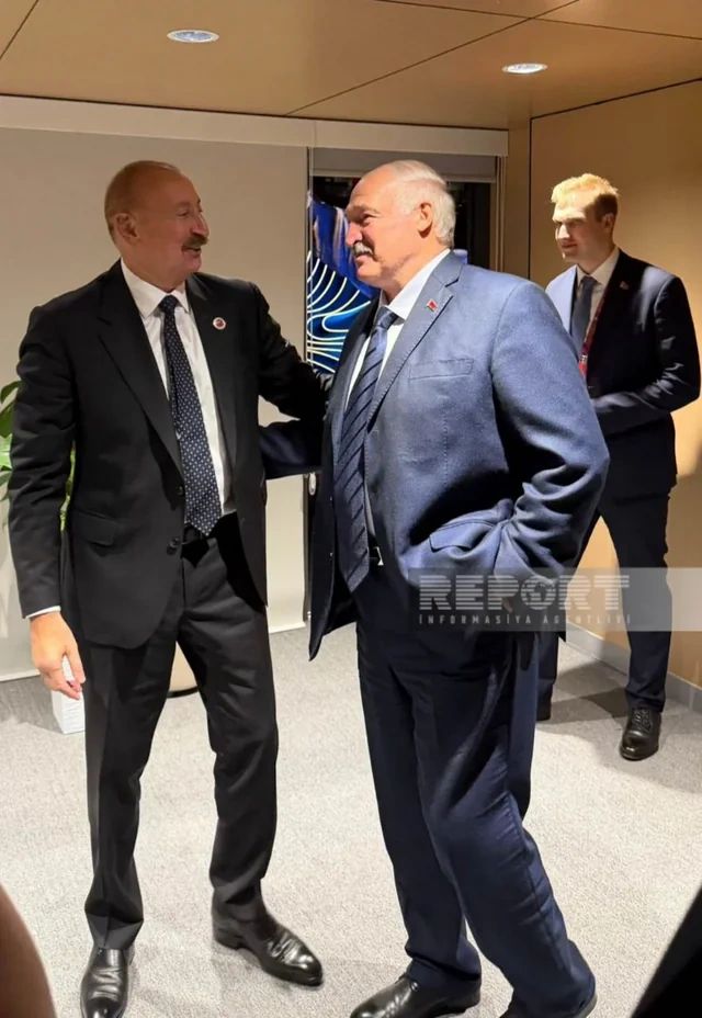 Bişkekdə Azərbaycan və Belarus prezidentlərinin görüşü olub - FOTO