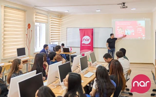 "Nar" Gəncədə tələbələr üçün marketinq və karyera təlimləri təşkil edib - FOTO