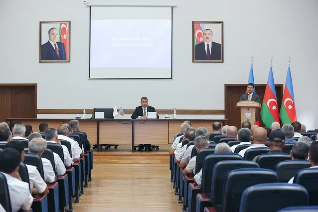 Sahibkarlarla növbəti görüş Kürdəmir rayonunda təşkil olunub - FOTO