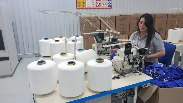 Xankəndidə 3.5 milyon manat investisiya ilə əlcək fabriki fəaliyyətə başlayıb - FOTO