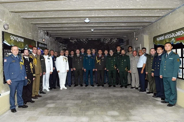 Hərbi attaşelər Dövlət Sərhəd Xidmətində olublar - FOTO