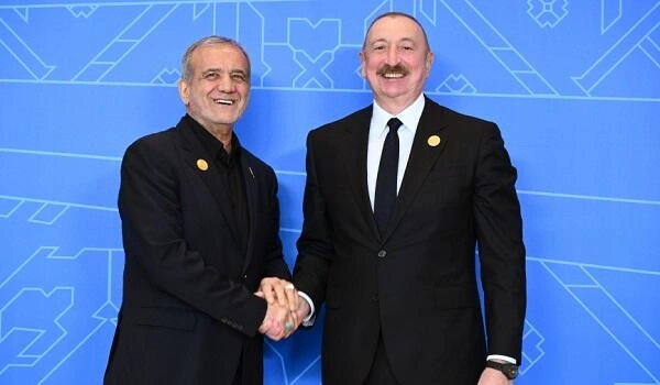 İlham Əliyev Pezeşkiana təşəkkür etdi