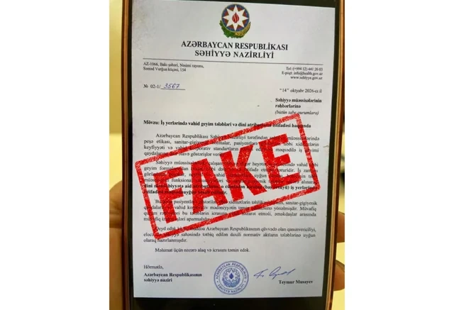 Media və Yayım Şurası ilə Səhiyyə Nazirliyi birgə açıqlama yaydılar - Foto