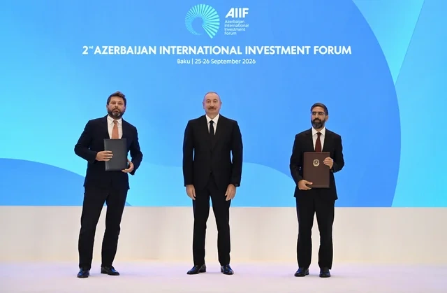 İkinci Azərbaycan Beynəlxalq İnvestisiya Forumu çərçivəsində imzalanmış sənədlər mübadilə edilib - FOTO