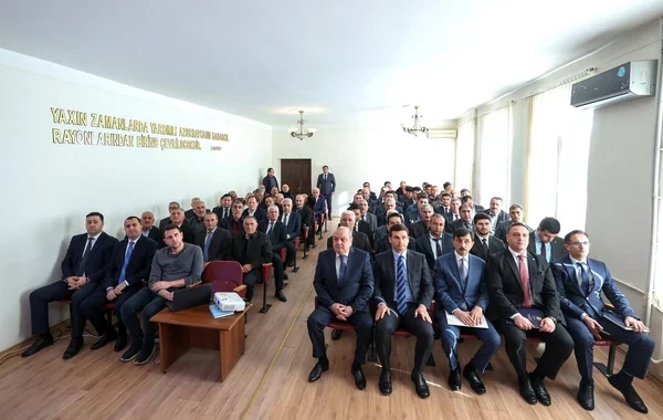 KOBİA tərəfindən Yardımlı rayonunda sahibkarlarla görüş keçirilib
