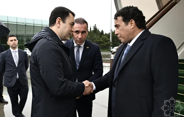 Liviyanın Prezident Şurasının sədri Azərbaycana səfərə gəlib - FOTO