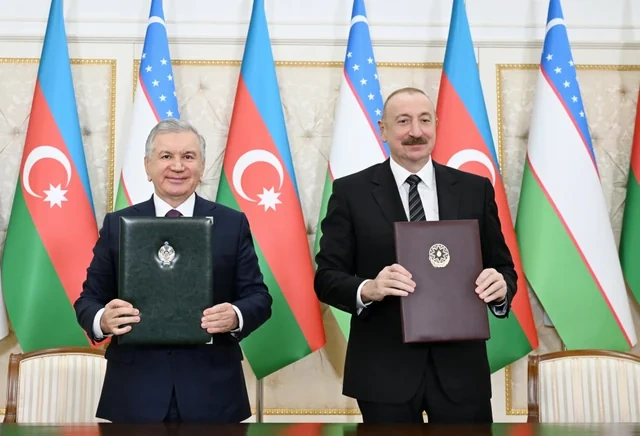 Prezident İlham Əliyev Özbəkistanın Milli İnformasiya Agentliyinə müsahibə verib - FOTO