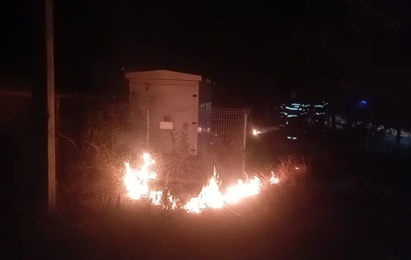 Cəlilabadda YANĞIN: Transformator partladı, bəzi ərazilər işıqsız qaldı - FOTO