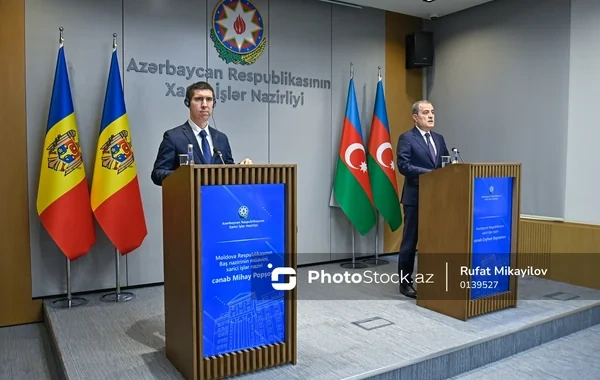 Azərbaycan və Moldova xarici işlər nazirlərinin birgə mətbuat konfransı keçirilir - CANLI