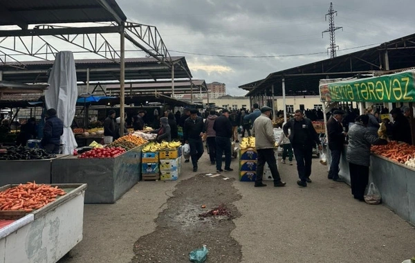 Sumqayıtda kənd təsərrüfatı məhsulları satılan bazarda nöqsanlar aşkarlandı