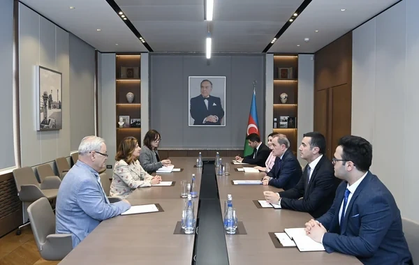 Ceyhun Bayramov Katrin Bomberger ilə görüşüb