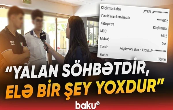 Xırdalanda məktəb-liseydə şagirdlərdən pul yığılır? - Təhsil İdarəsindən AÇIQLAMA - VİDEO