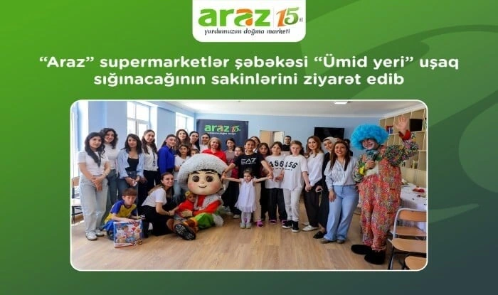 “Araz” “Ümid yeri” uşaq sığınacağını ziyarət etdi