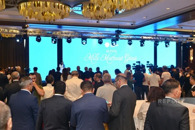 MEDİA-nın təşkilatçılığı ilə 22 iyul - Milli Mətbuat Gününə həsr olunan tədbir keçirilib - FOTO
