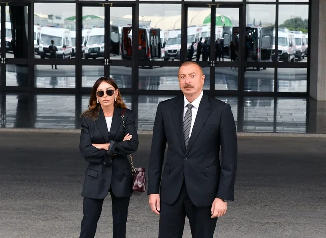 Prezident İlham Əliyev Şamaxıda "Meysari Grand Hotel & SPA" kompleksinin açılışında iştirak edib