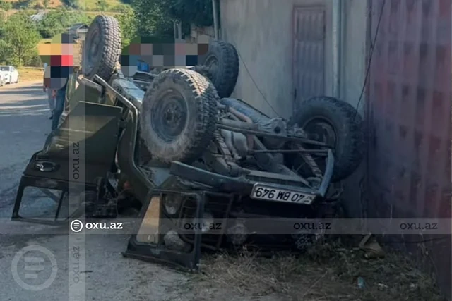 Qubada qəzada xəsarət alanların vəziyyəti açıqlandı - FOTO