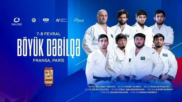 Parisdəki "Böyük Dəbilqə" turnirində Azərbaycanı təmsil edəcək cüdoçuların adları açıqlanıb