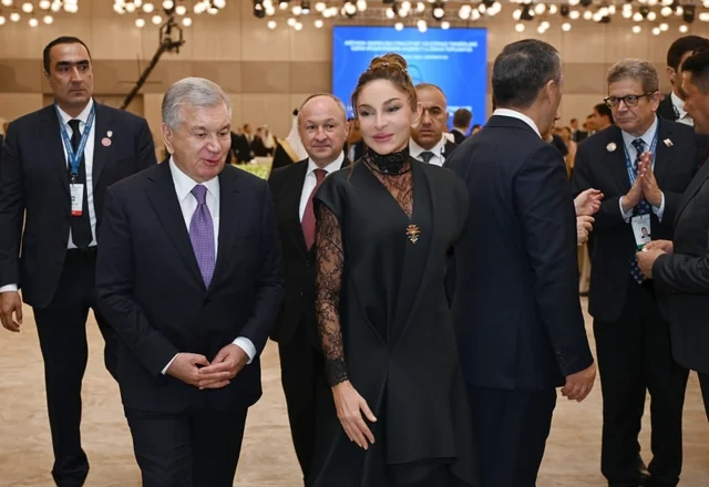 Prezident İlham Əliyevin adından AQEM-in 7-ci Zirvə Görüşünün iştirakçılarının şərəfinə şam yeməyi verilib - Foto