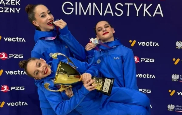 Azərbaycanın qadın akrobatları dünya kuboku seriyasının qalibi oldular