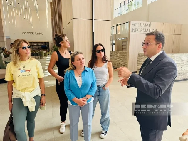 Gürcüstanlı jurnalist və bloqerlər Ağdama səfər ediblər - FOTO