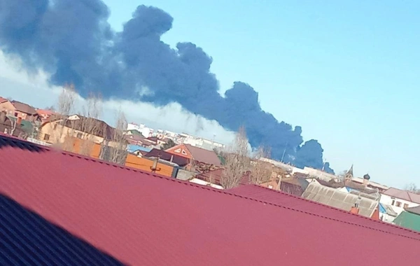 Ukrayna Rostov vilayətindəki neft emalı zavoduna zərbə endirdi