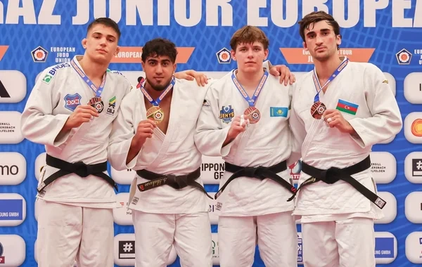 Azərbaycan cüdoçuları Avropa Kubokunu beş medalla başa vurdular