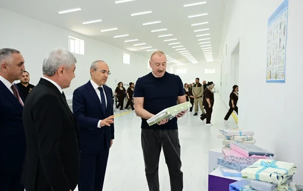 Xocalı şəhərində "Qarabağ Tekstil Evi" MMC istifadəyə verilib