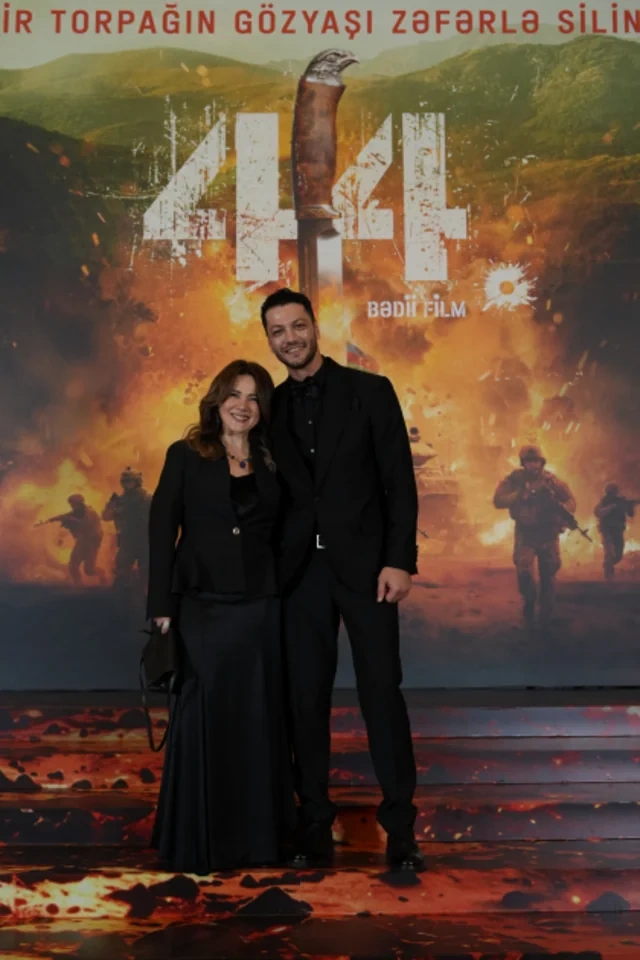"44" bədii filminin premyerası baş tutub: Arzu Əliyeva və Alyona Əliyeva təqdimatda iştirak ediblər - Foto