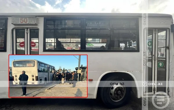 Bakıda 50 nömrəli marşrutdan ŞİKAYƏT: "Avtobuslar köhnədir, yolda qalırıq" - FOTO