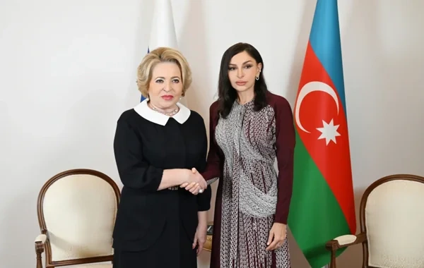Valentina Matviyenko Mehriban Əliyevaya məktub göndərib