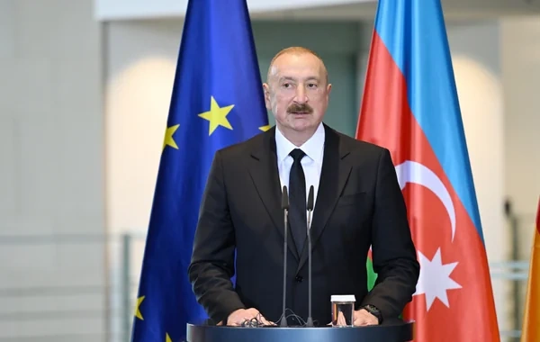 Azərbaycan Prezidenti Almaniyada neft və qaz ixracından danışdı - VİDEO