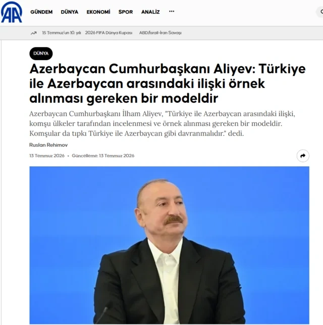 Prezident İlham Əliyevin IV Qlobal Media Forumunda çıxışı dünya mətbuatının diqqət mərkəzində - FOTO