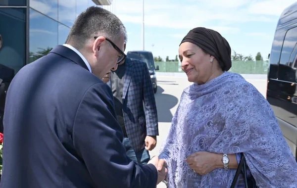 BMT-nin baş katibinin müavini Azərbaycana səfərə gəlib - FOTO