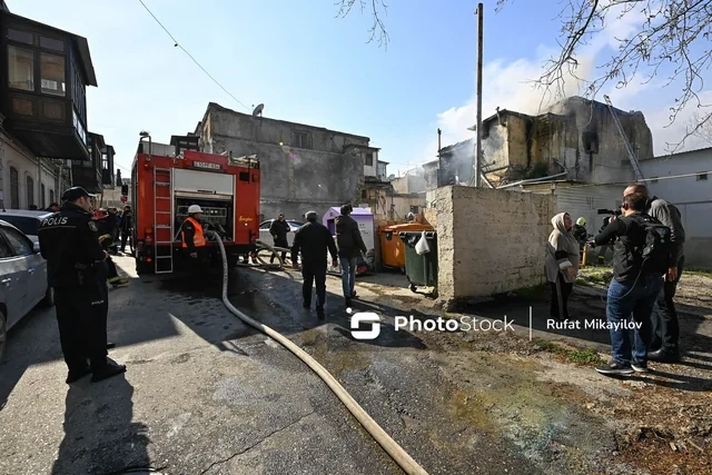 Bakıda yaşayış evindəki yanğının TƏFƏRRÜATI - FOTO - VİDEO