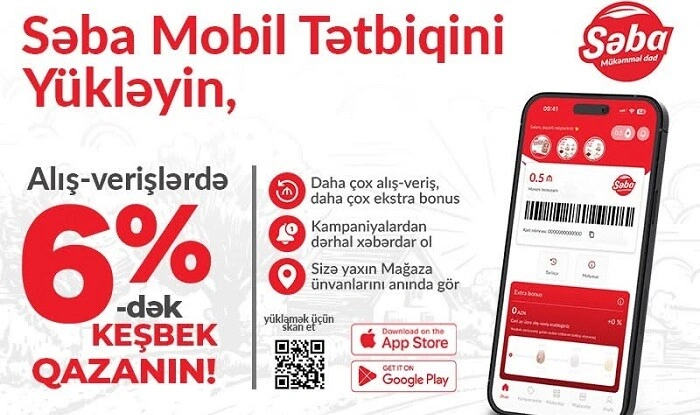 "Səba" mağazalarından alış-veriş indi daha sərfəli!