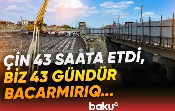 Çökən körpünün təmiri niyə ləngiyir? - VİDEO