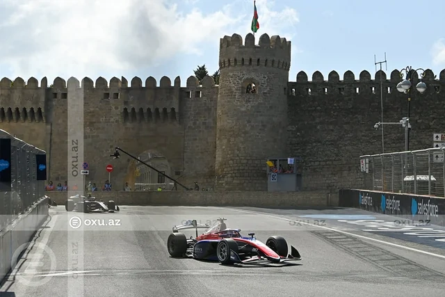"Formula-2" üzrə Azərbaycan Qran-prisində qaliblər mükafatlandırıldılar - FOTO
