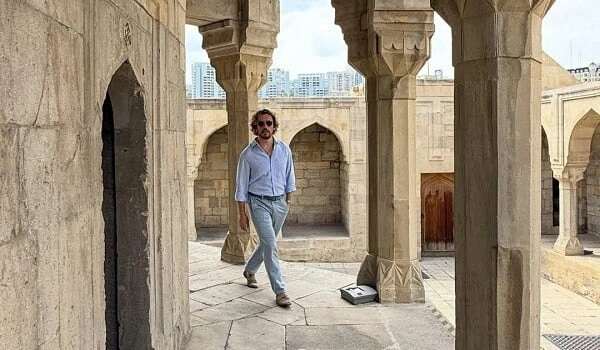 Maksim Qalkinin Bakı gəzintisi - Foto