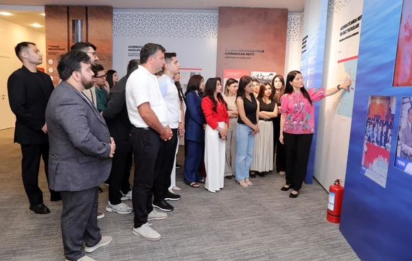 SOCAR-da gənc jurnalistlər üçün növbəti məlumatlandırma sessiyası təşkil olunub - FOTO - VİDEO