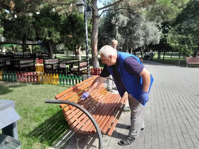 Bakıda böyük təmizlik - FOTO