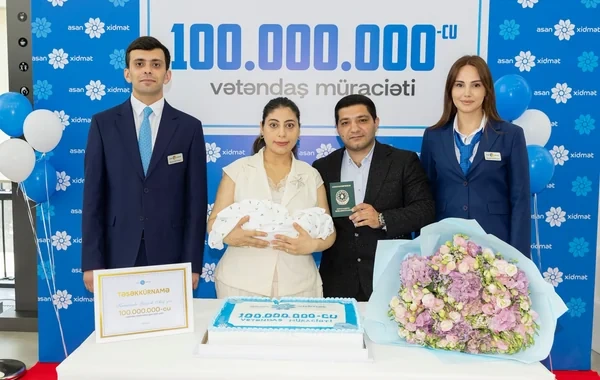 "ASAN xidmət"ə 100 milyonuncu müraciət qeydə alınıb - FOTO