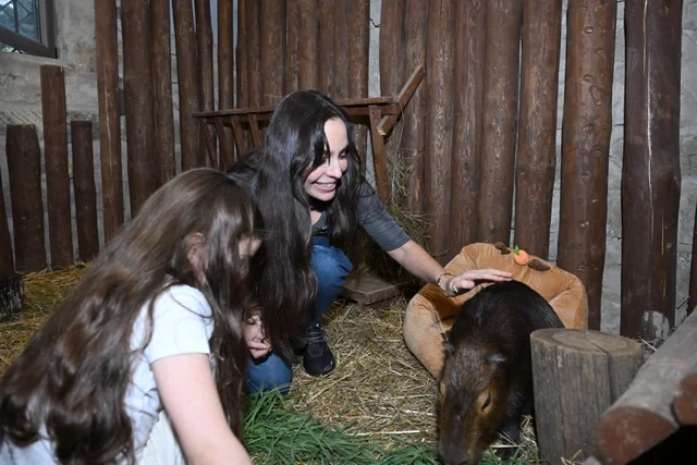 Leyla Əliyeva Şamaxıda "Capybara Azerbaijan" fermasında olub - Foto