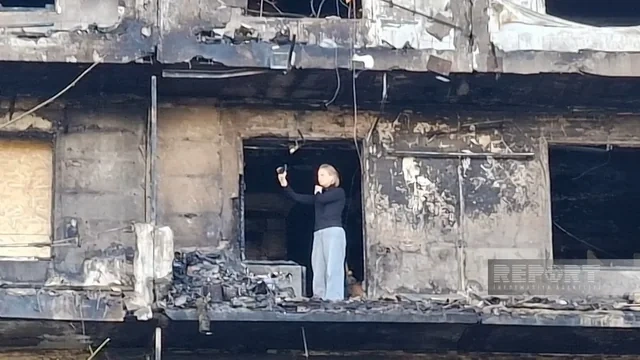 Kiyevə zərbələr nəticəsində azərbaycanlı ailənin mənzili dağıldı - Foto