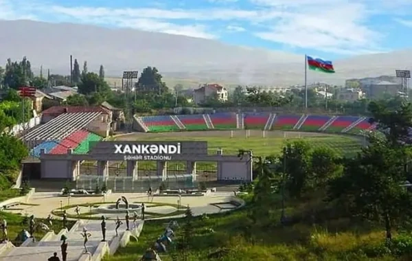 Xankəndi şəhər stadionunda bərpa işlərinin başa çatacağı tarix açıqlanıb