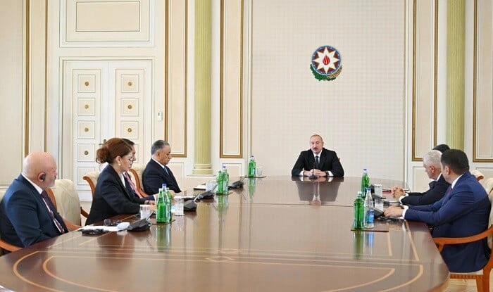 Prezident onları qəbul etdi