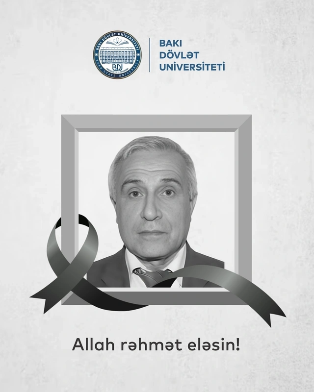 BDU-nun professoru vəfat edib